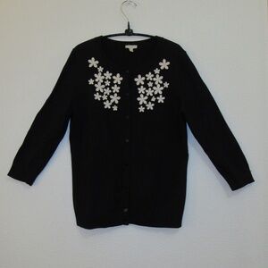 Talbots black cardigan